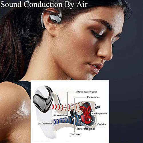 Wifamton Open Ear Bluetooth Headphones Wireless Earbuds Bluetooth Headphones Wireless Headphones Bluetooth Earbuds Wireless Earphones Bluetooth Earphones (S900-Black) #TOP1