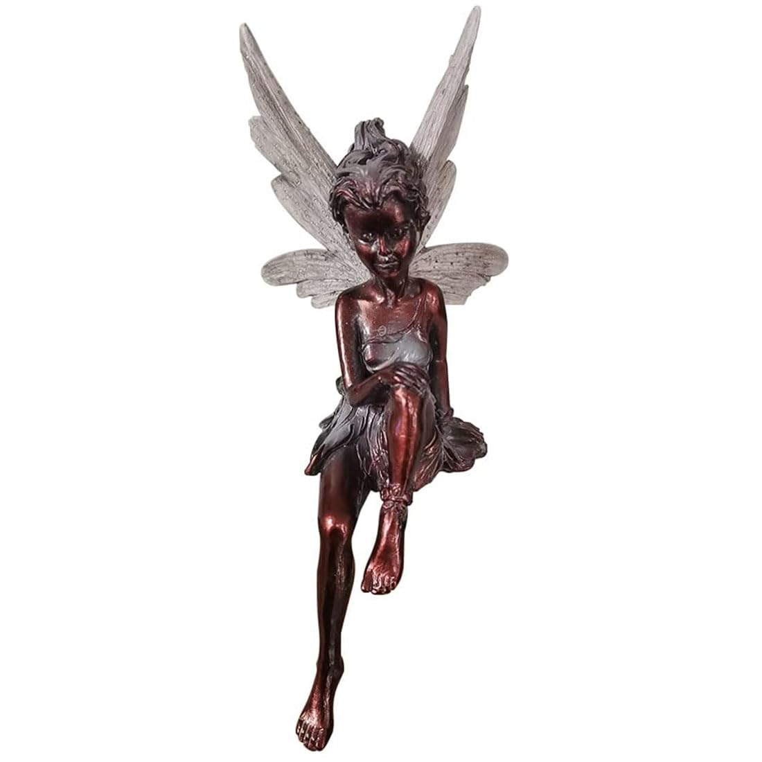 Romeeton Fairy Garden Ornaments Outdoor, Flower Fairy Statue Decoration - Image 2