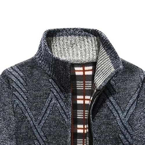 Chaqueta polar para hombre con cierre y bolsillos miniatura 3