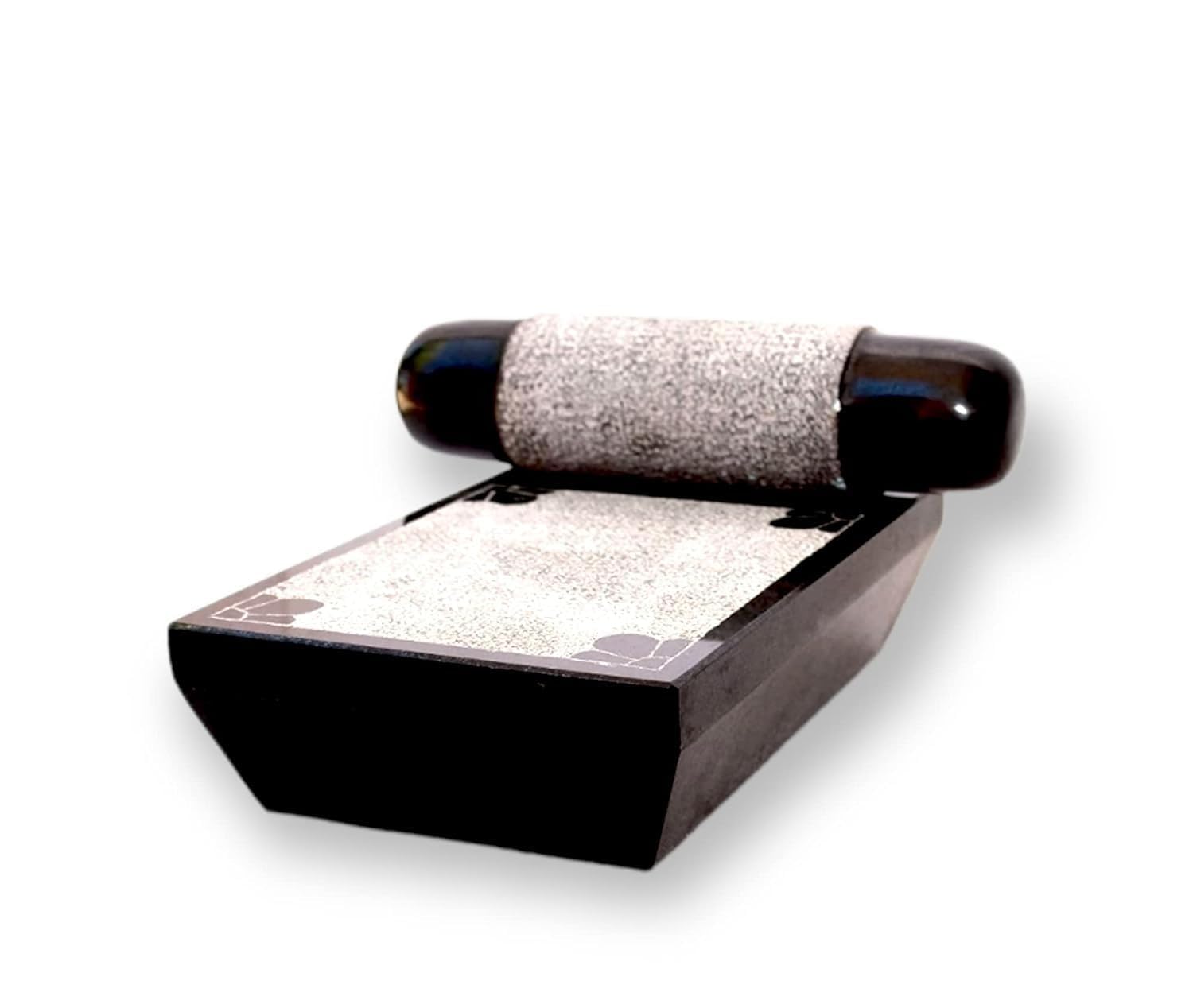 Ammikkal Stone Grinder (12 x 8 Inch) with Roller | Granite Sil Batta | Idi Kallu|Manual Wet Grinding Stone for Chutney, Masala, Spice Paste, Garlic & Ginger | Heavy Duty Handcrafted-image-15