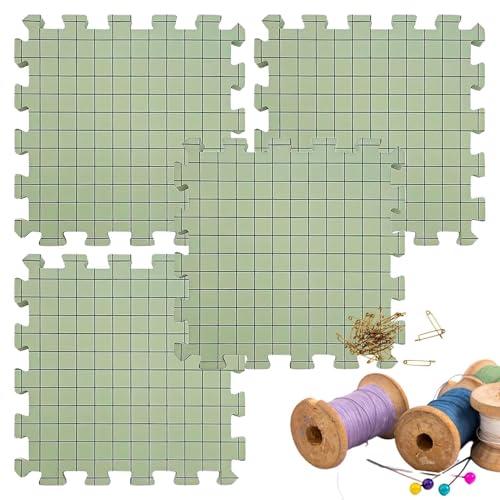 Tapis de blocage pour tricot Ruwshuuk extra épais plaques de 30,5 cm avec grilles pour crochet