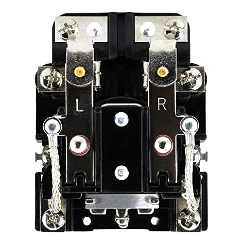 NTE Electronics R04-11A30-24 Series R4 General Purpose Multicontact AC Open Frame Relay, Heavy Duty, DPDT Contact Arrangement, 30 Amp, 24 VAC