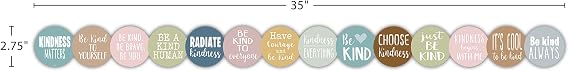 Teacher Created Resources Everyone is Welcome Kindness Die-Cut Border Trim