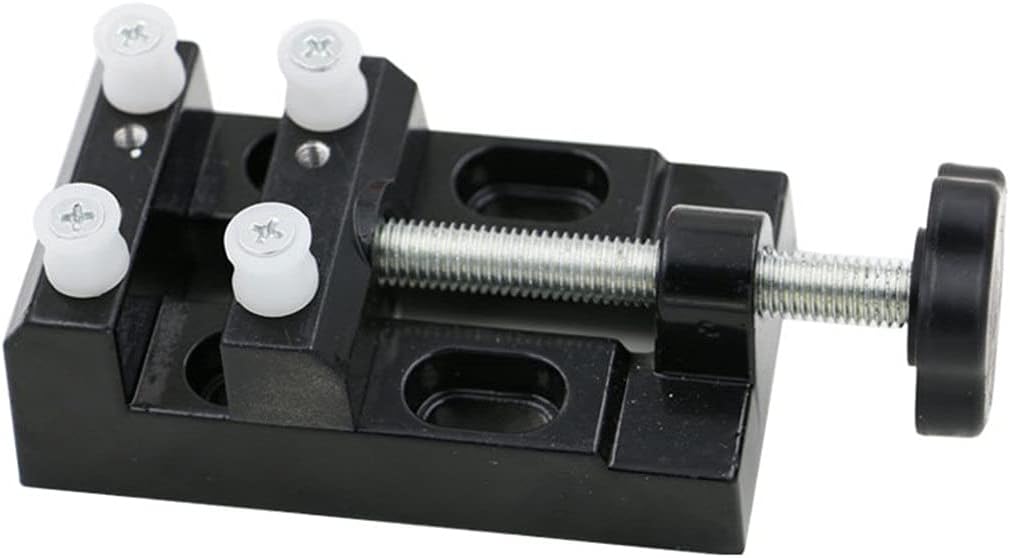 Quality Aluminum Alloy Mini Bench Vice Vise Flat Jaw Clamp Walnut Electric Grinder Jig Bed Carving