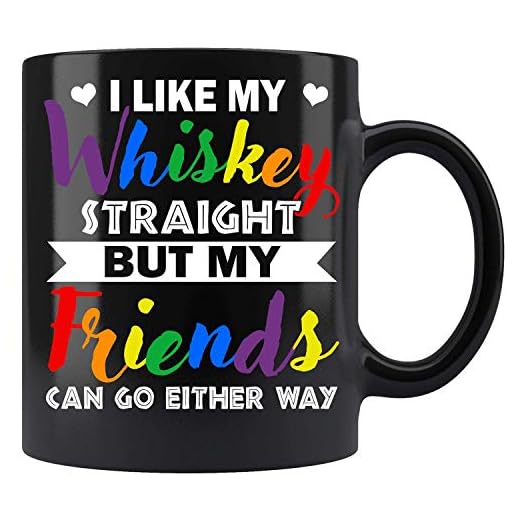 Jag gillar min whisky rakt men mina vänner kan gå på något sätt - svart keramiska kaffe muggar (11 oz)