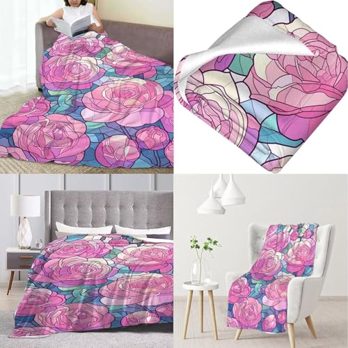 Blanket flanelle 80x120cm moelleuse et chaude pour canapé