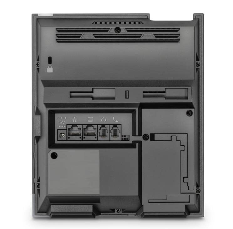 Poly CCX 400 Desktop Business Media Phone (Polycom) - with Handset - Open SIP - Power Over Ethernet (POE) - 5-Inch Color Touchscreen - Works with Zoom, Teams, & More (Renewed)