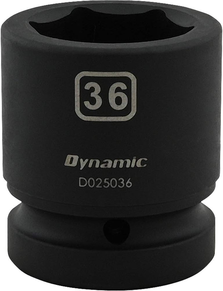 1" Dr. 36 mm Standard Impact Socket