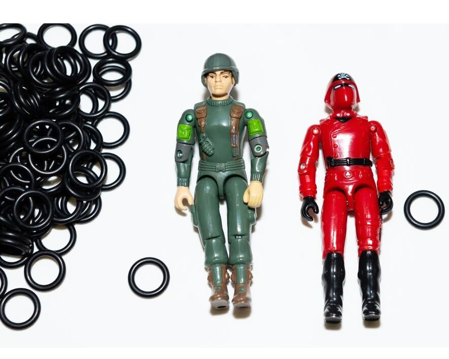 Generic O-Ring GI Joe 3-3/4"" Compatible with Action Waist Bands Professor Foam -Pack of 50 pcs - Image 4