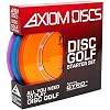 Axiom Discs 3-Disc Premium Disc Golf Starter Set (Colors and Models May Vary)