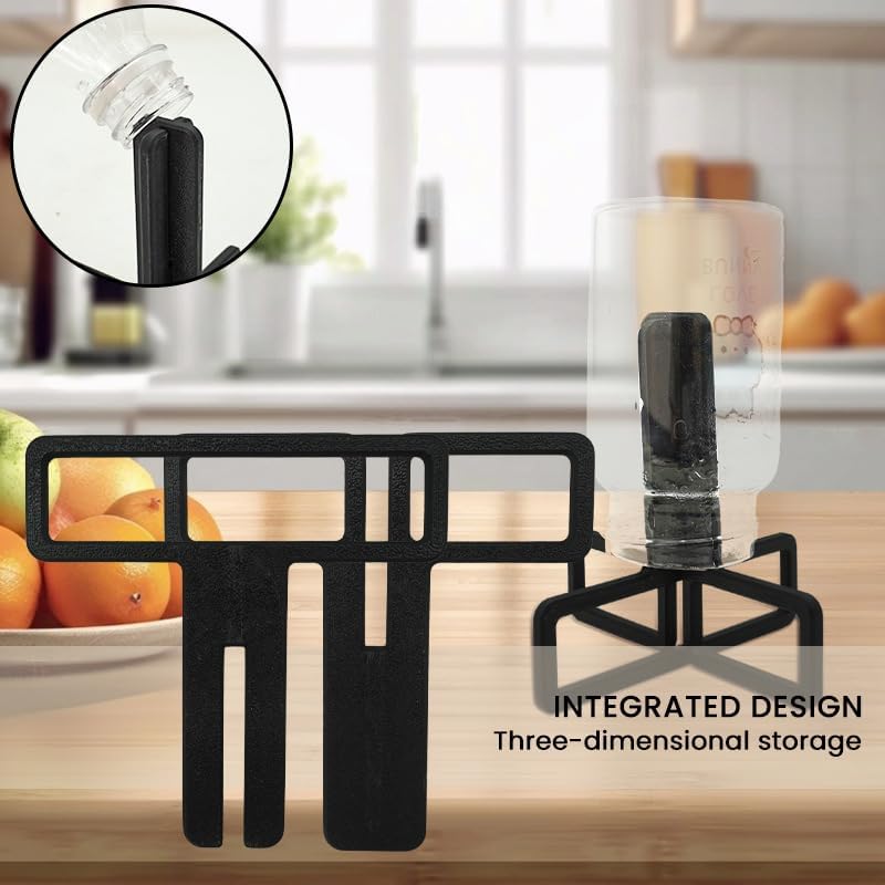 Single Cup Drying Rack for Multi - Caliber Cups, Compact Space Saving Drainer Stand for Kitchen Countertop, Detachable Lightweight Cup Holder, Easy to Store and Clean image 2