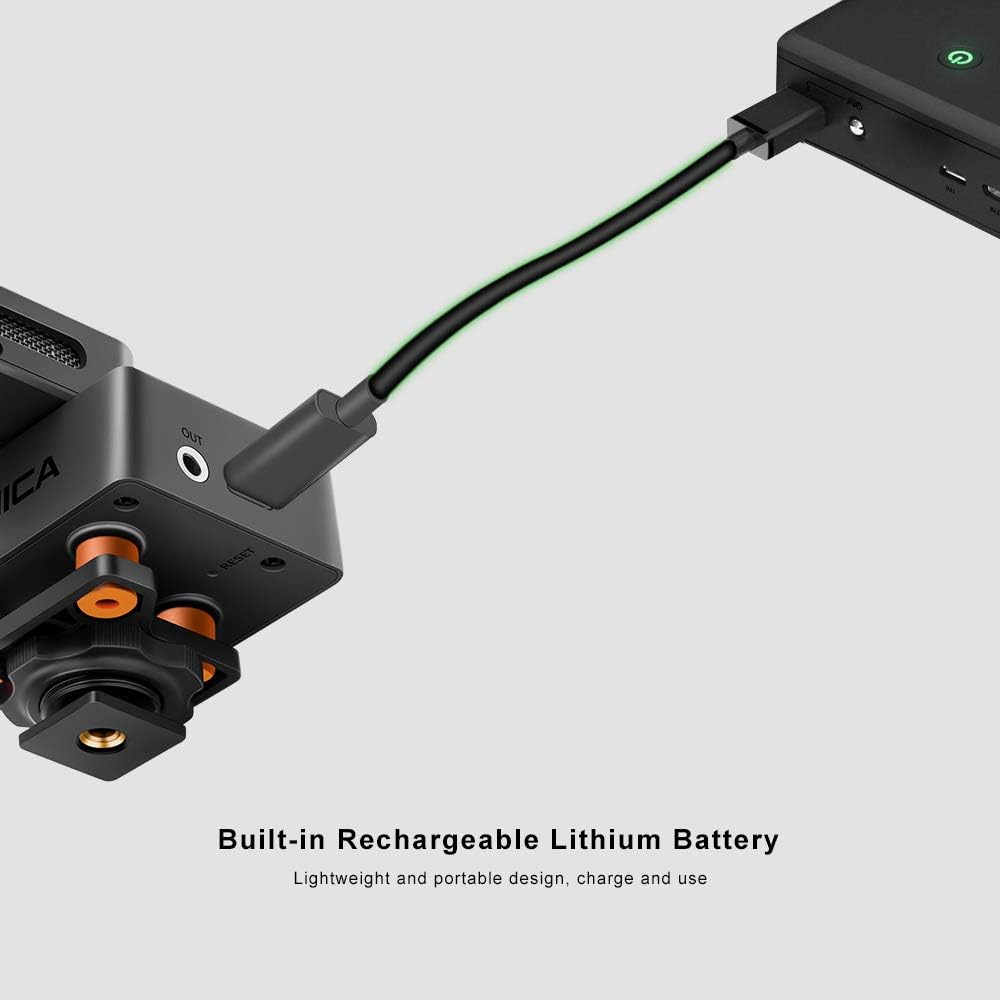 Black Friday Clearance COMICA Traxshot Shotgun Microphone with Rotatable Dual-Capsule, Mono/Two-Level Stereo/Front and Rear Pattern Switching, IPS Display, Stepless Gain Control, with Innovative Air-Float Shock Mount