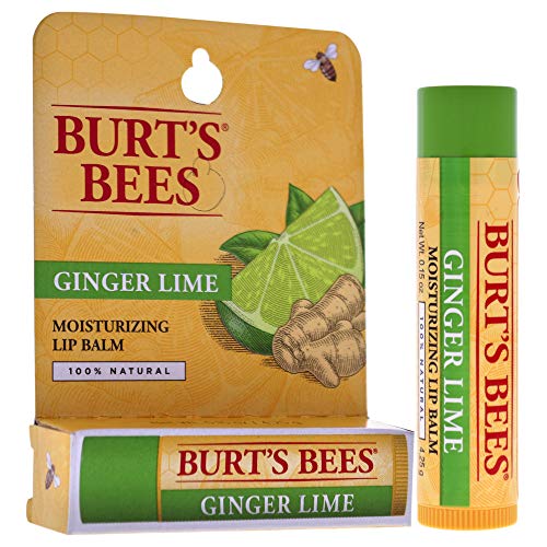 Burt's Bees Ginger Lime Moisturizing Lip Balm - Image 4
