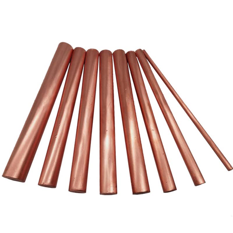 High Purity Copper Rod Copper Column Copper Solid Cylindrical Copper Metal Rod (5.0mm-100mm(10), 1)