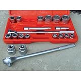 ATD Tools 10021 3/4' Drive 6-Point 21-Piece Fractional Socket Set