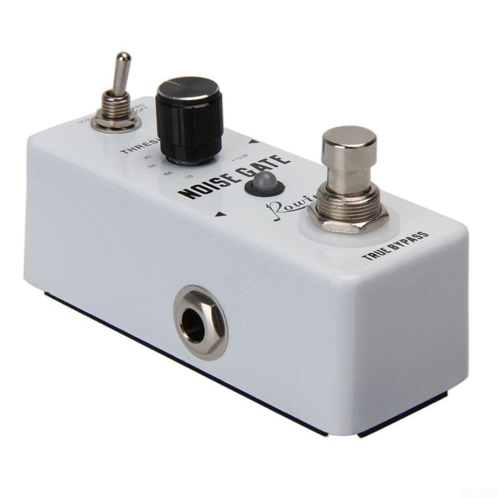Rowin LEF319 Noise Gate Pédale pour guitare électrique Réduire le bruit, modes durs et doux