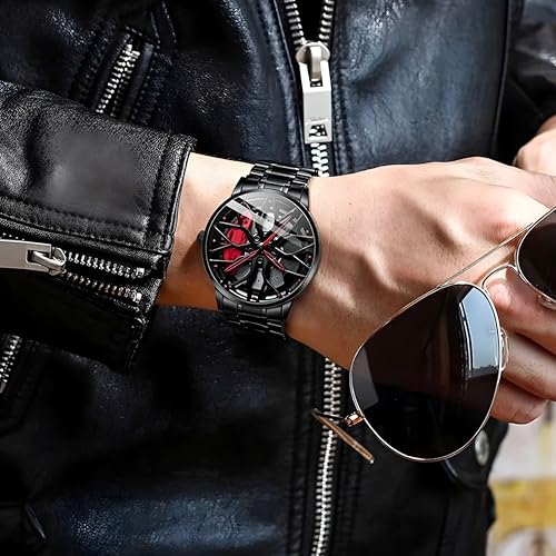 Oculus Men's Racing Rim Red Watch Red Brake Caliper - Image 5