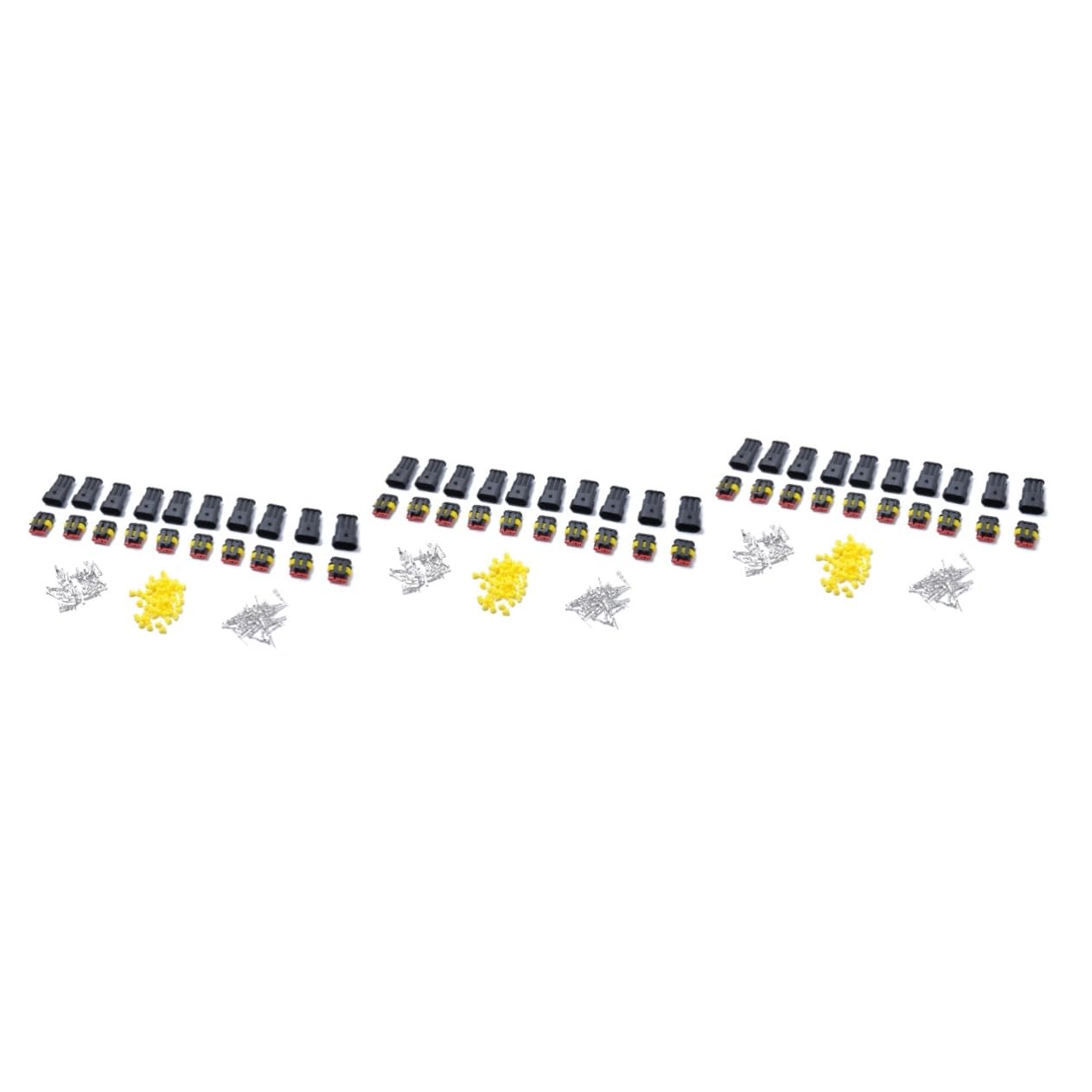 3 Piezas 3 Cable Terminal Eléctrico Conectores Eléctricos Automotrices Conector Eléctrico a Prueba De Agua Conectores Eléctricos Impermeables Conectores Terminales Forma De 3 Pines OUNONA