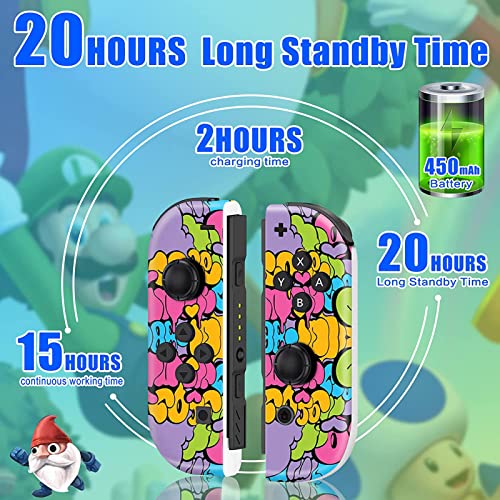 Joycons-for-Switch-NintendoReplacement-for-Nintendo-Switch-Controller-Compatible-with-Nintendo-Switch-Joycon-Wireless-LR-Controllers-Support-Dual-VibrationWake-upScreenshot