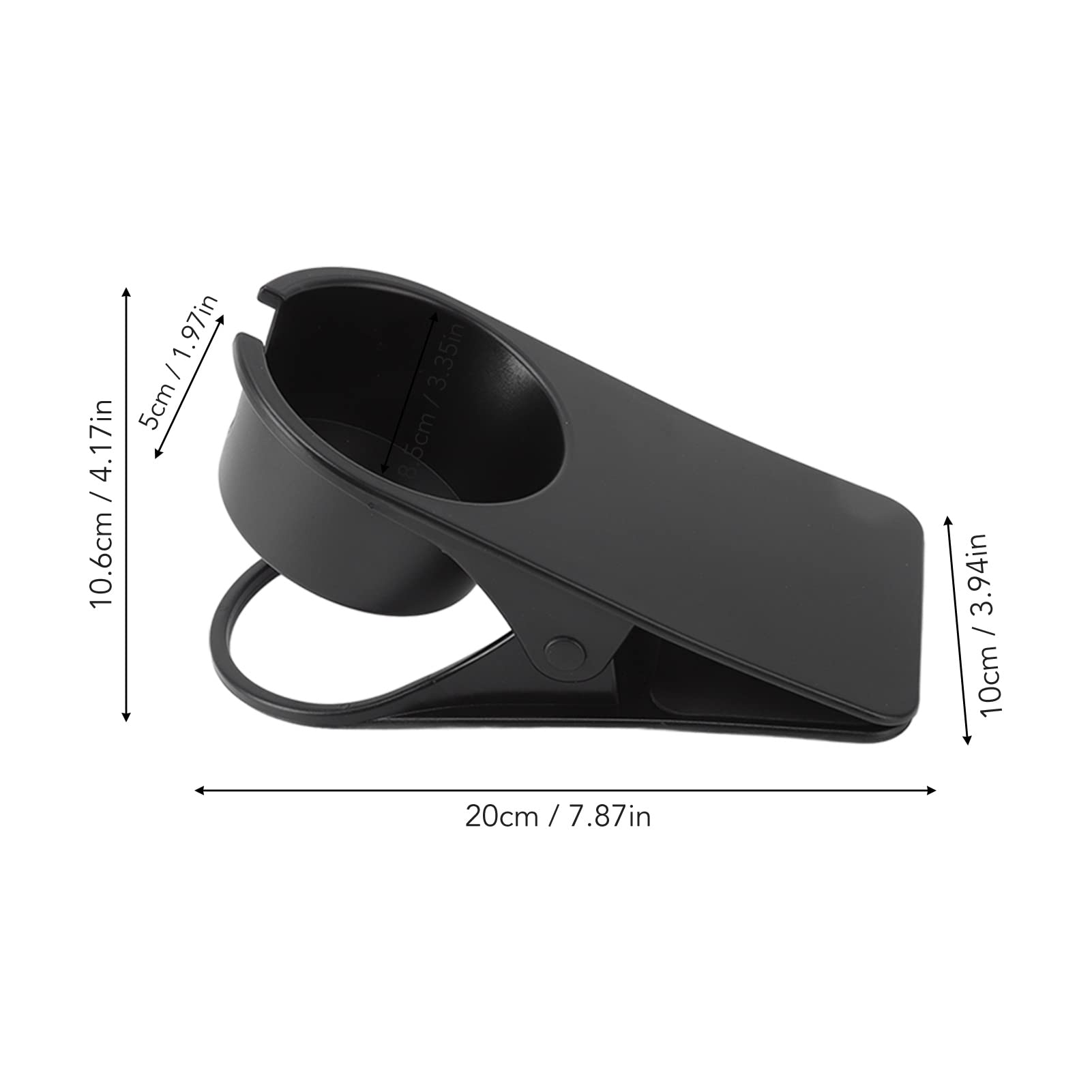 Supercope Support Pour Bouteille De Table Ou De Bureau - Pince De Rangement En Verre Support De Tasse A Cafe Noir Et Blanc