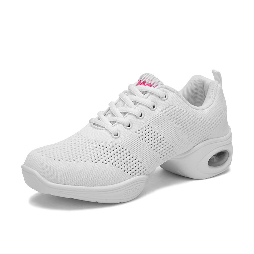 Scarpe Da Ballo Yudesun Donna - Maglia Tela Con Lacci, Antiscivolo Per Jazz Danza Fitness