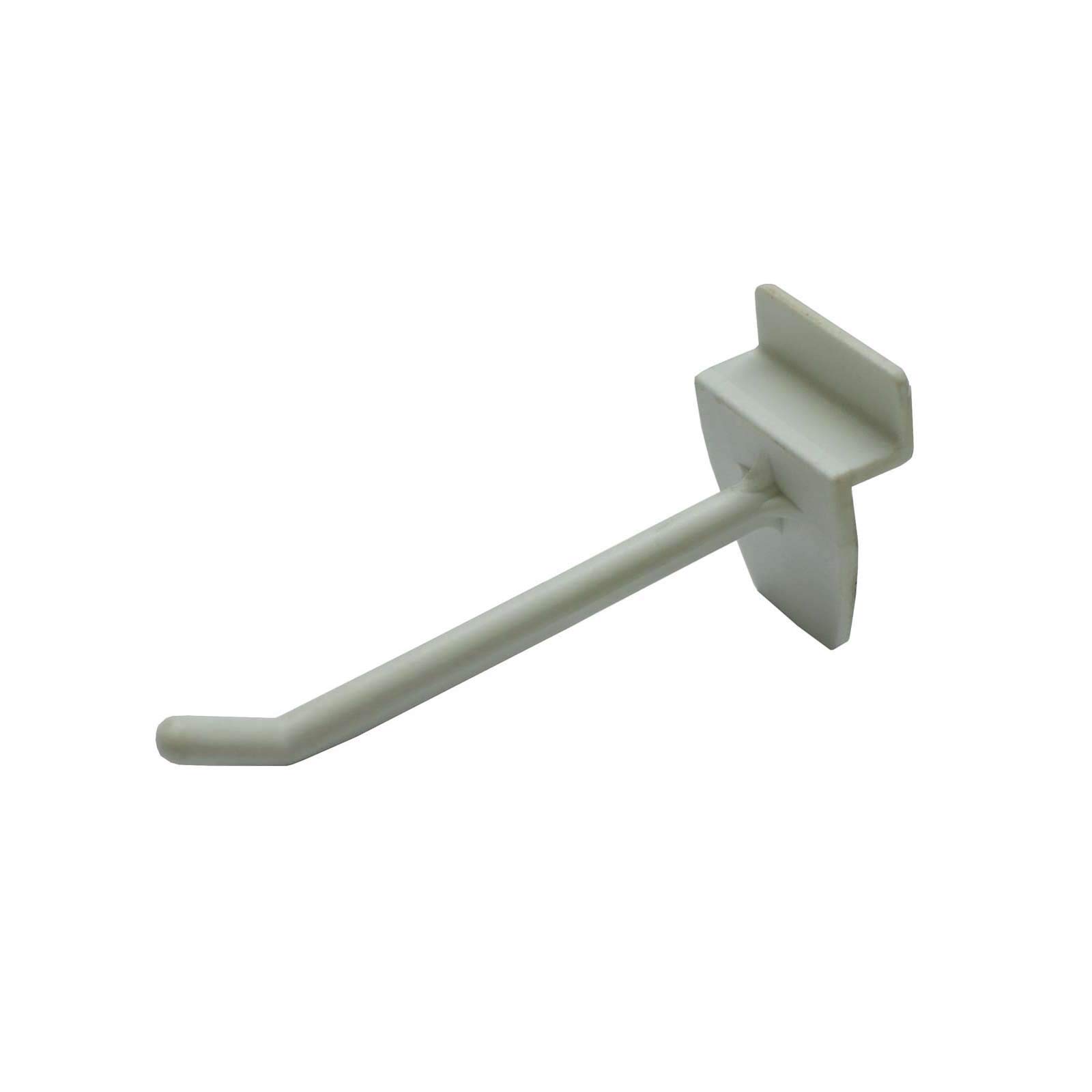 Slatwall 75mm Single Prong Hooks in White for Retail Shop Display (DS59/W) (20)