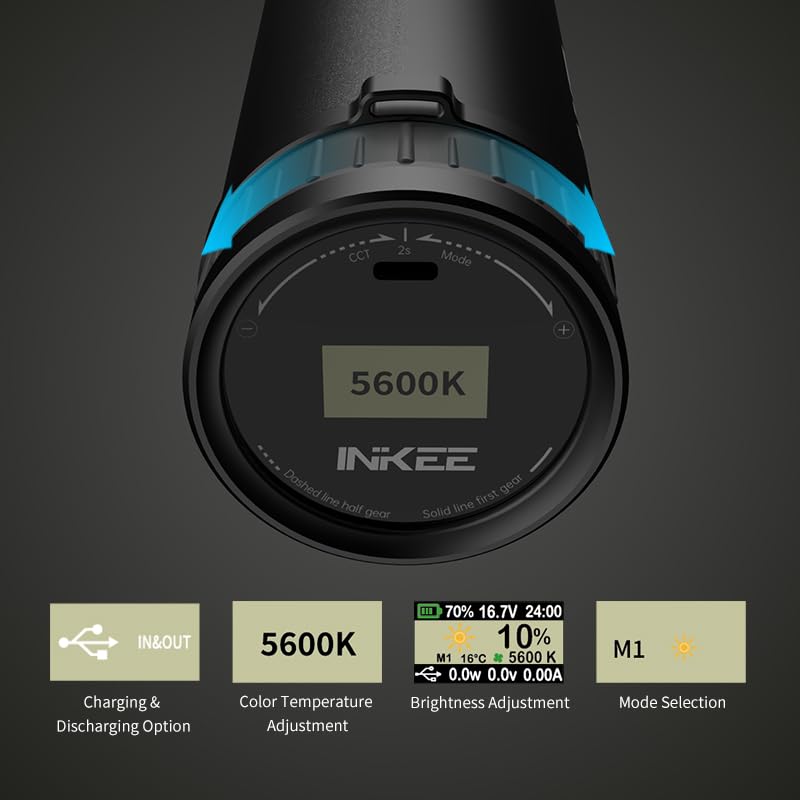 INKEE GC150 Video Light 150W Photography Lighting, Waterproof LED