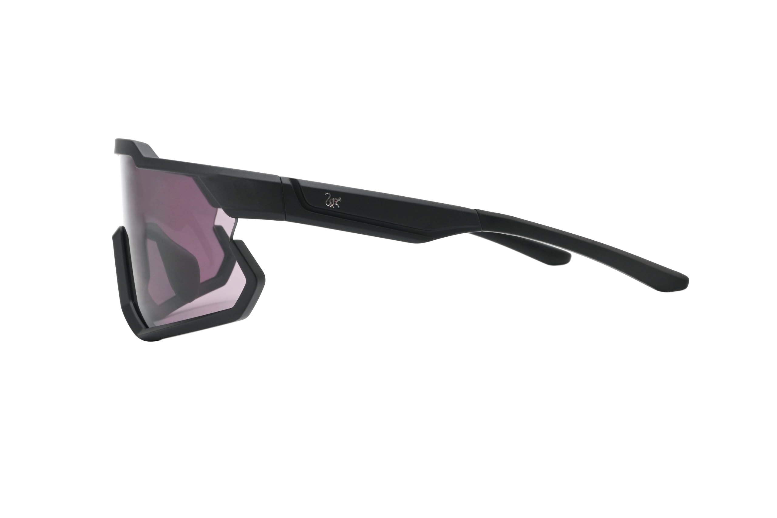 Surf Monkey Occhiali da sole sportivi uomo/donna – TR90 – Occhiali leggeri per bicicletta e sport all'aria aperta (scuro)