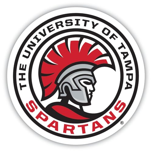 Imán redondo decorativo 4 pulgadas University of Tampa Spartans miniatura 1