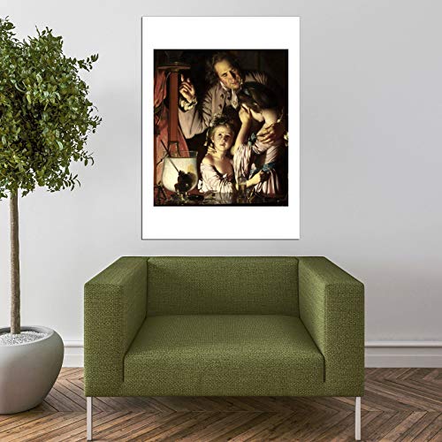 Une expérience sur un oiseau Tableau Joseph Wright Spiffing Prints XL Mat Encadré