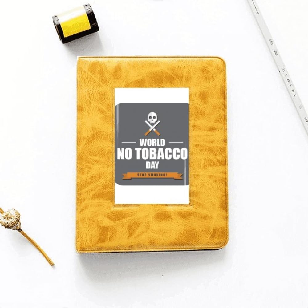 Logo World No Tobacoo Day No Smoking Photo Album Family Wedding Picture 4x6