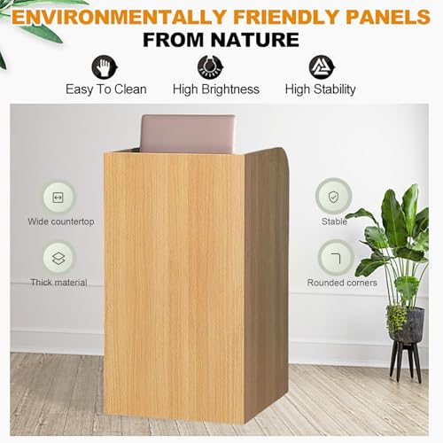 Table de réception moderne pour optimiser l'accueil encombré d'un hôtel
