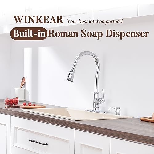 Winkear KSD01 Built In Soap Dispenser For Kitchen Sink Countertop thumb #1