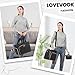 LOVEVOOK Breast Pump Bag, Diaper Bag Tote 3Pcs Set, Work Bag for Breastfeeding Mom with 15