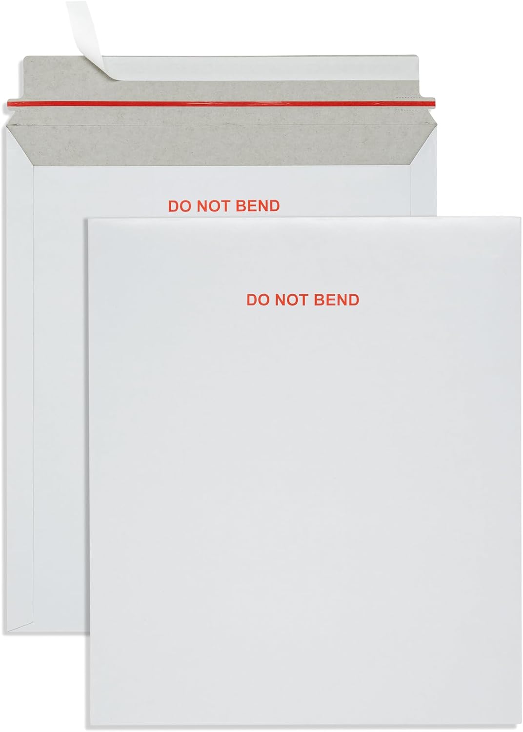 Blue Summit 25 Pack 12.75x15 Rigid Mailers, Cardboard Envelopes, Do Not Bend Photo Mailers, Cardboard Envelopes for cards, For Paper Document, Pictures, and Magazine