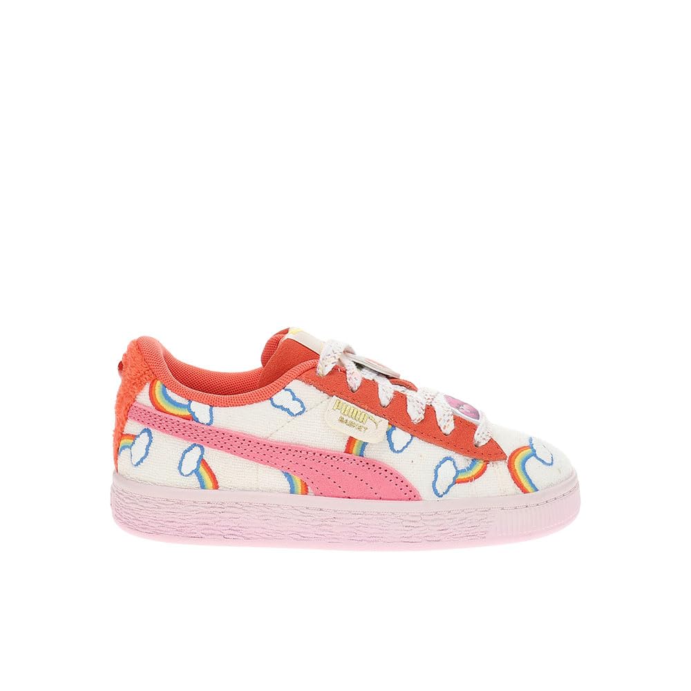 PUMA Kids Girls Care Bears X Sesame Street Lace Up Sneakers Shoes Casual - White