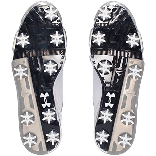Under Armour UA Tempo Tour - WhiteSteelMetallic Silver, Größe:11.5 - Image 4