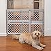 MYPET Universal Pet Gate: 26” - 42” Wide Dog Gate for Doorways with Pressure Fit or Swinging Door Hardware Mounting Types Included: 26