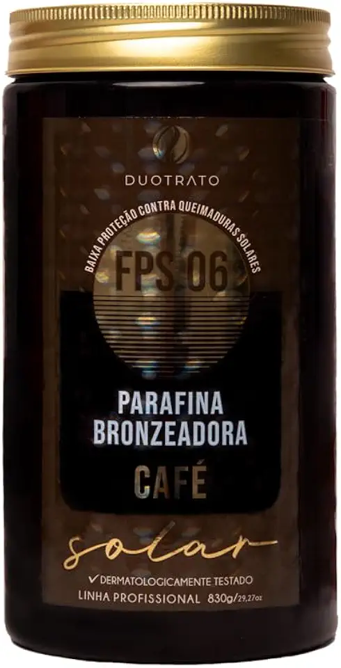 Parafina bronzeador acelerador de bronzeado Duotrato 830g (Café)