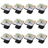 12 confezioni di manopole quadrate per albero colorato quattro stagioni