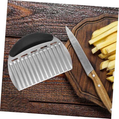 Cortadora ondulada Unomor de acero inoxidable para verduras miniatura 4