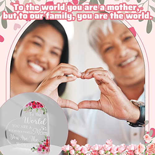 Mom Gifts From Daughters Christmas Gifts For Mom Birthday Gifts For Mom Gift For Mom Grateful Gift For Mother Acrylic Heart Sign For Mom Holiday Birthday Mother's Day For Mom #TOP25
