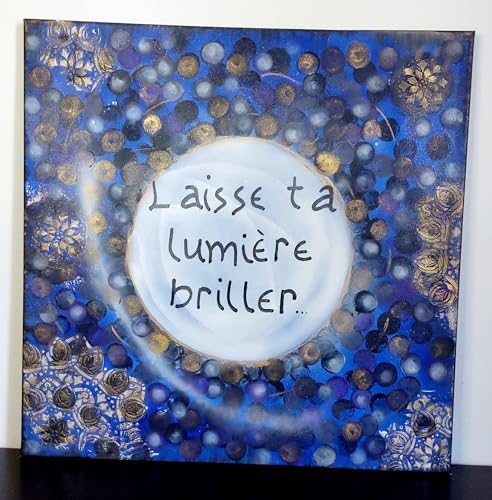 Toile Décorative Positive pour Remplacer un Mur Vide et Sans Vie