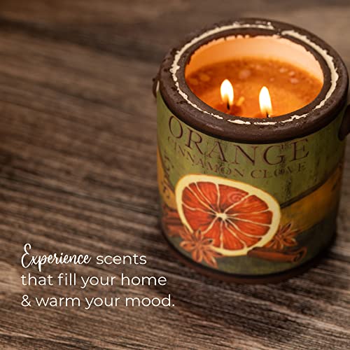 A Cheerful Giver — Orange Cinnamon Clove - 20Oz Large Scented Candle Jar - Farm Fresh - 95 Hours Of Burn Time, Gift For Women, Orange #TOP3