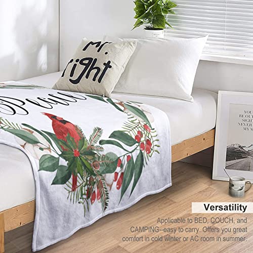 Couverture de canapé en flanelle Noël plaid lit doux 130x150cm - 5