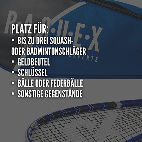 Raquex Rackethous Van Volledige Lengte– Squash- oder Badminton-Tragetasche für EIN, Zwei oder DREI Schläger. Doppel-/Dreifachtasche - Image 4