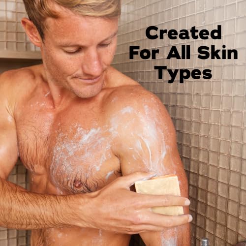 Image of Dr. Squatch Natural Men's Bar Soap - Cold Process Body Soap Bar with Natural Oils - Gifts for Men - Coconut Castaway, Wood Barrel Bourbon, Fresh Falls, Birchwood Breeze & Coastal Mist (5 oz, 5-Pack)