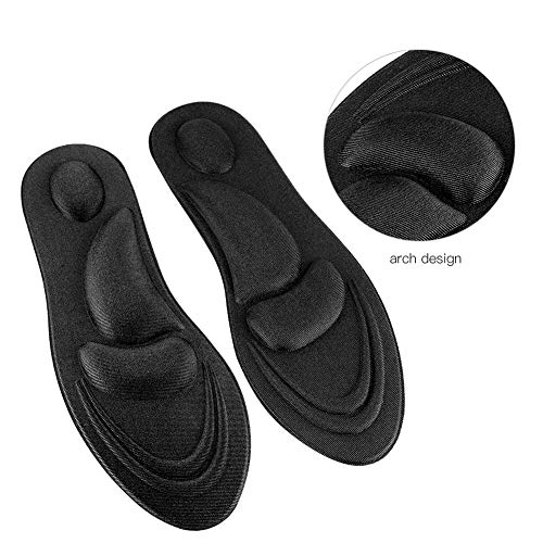 Plantillas con soporte para arco, espuma viscoelástica para pie plano miniatura 3