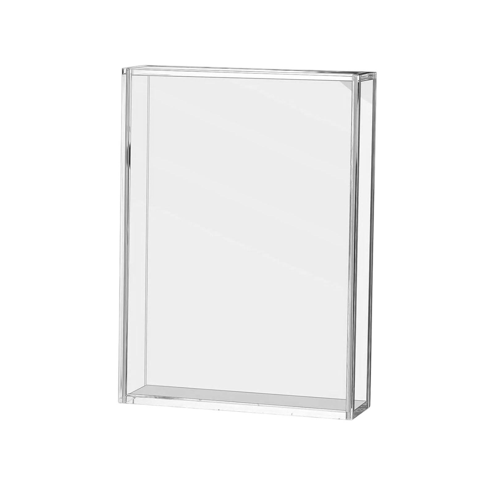 Diys Tabletop Display Frame Shadows Box Frame Acrylic Photo Picture Frames Display Case Box for Memorabilias Ticket Shadows