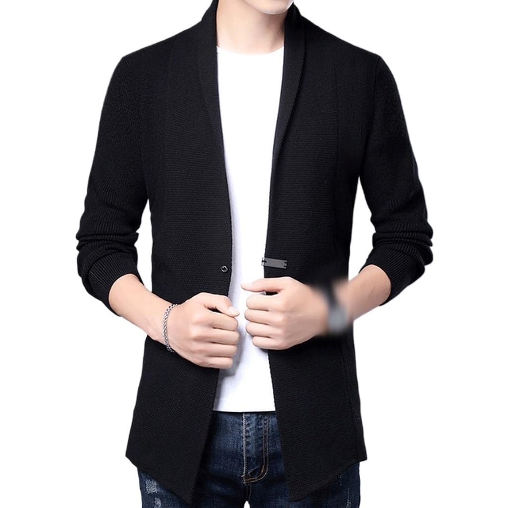 Pull casual en maille ajustée XXXL pour vos sorties en ville